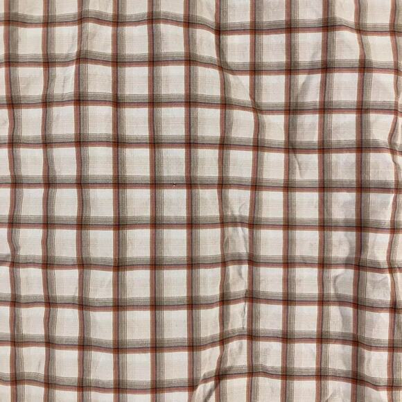 Banana Republic Tan Plaid Button Up Cotton Long Sleeve Shirt - Picture 5 of 5